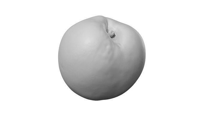 Nectarine - Extreme Definition 3D Scanned 3D model 2