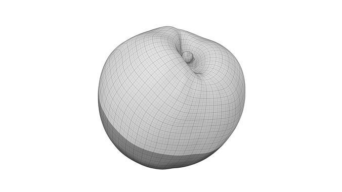 Nectarine - Extreme Definition 3D Scanned 3D model 7