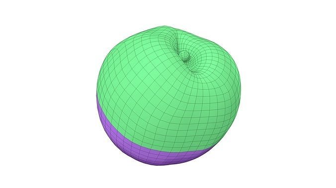 Nectarine - Extreme Definition 3D Scanned 3D model 4