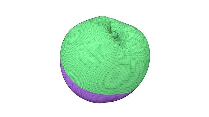 Nectarine - Extreme Definition 3D Scanned 3D model 6