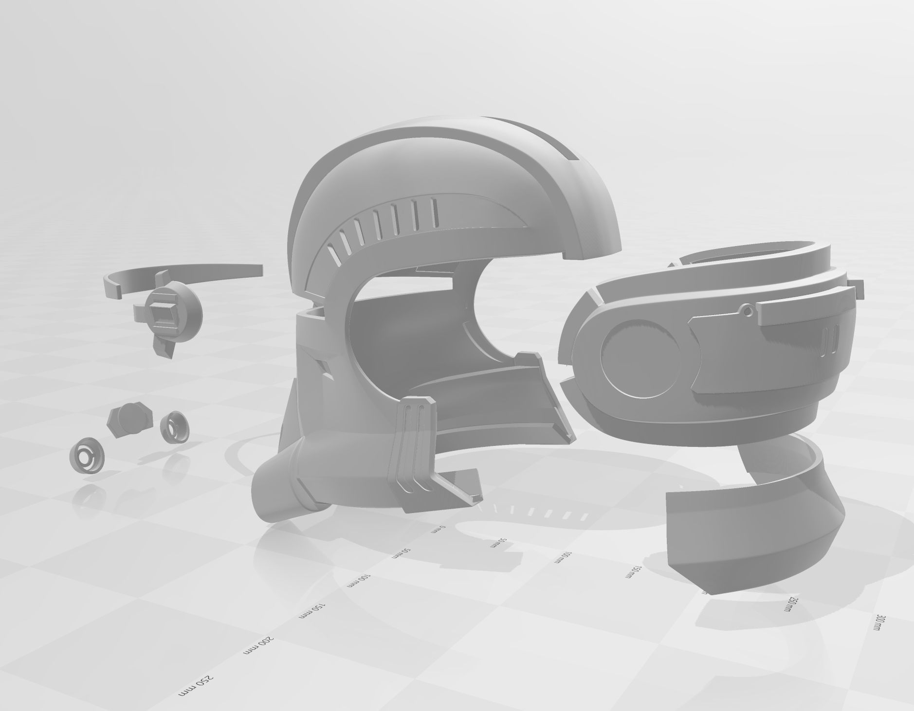 Star Wars The Bad Batch Echo Helmet Cosplay 3D print model_8