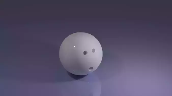 Bowlingball with white color