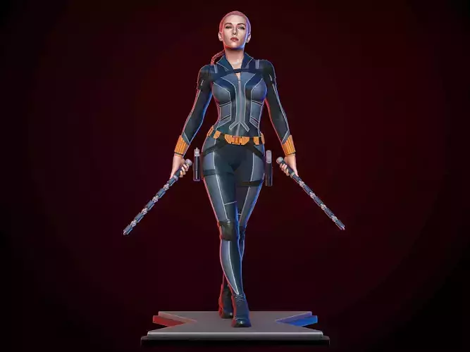 Black Widow 3D print model