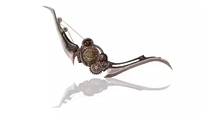 Steampunk Bow 3D model