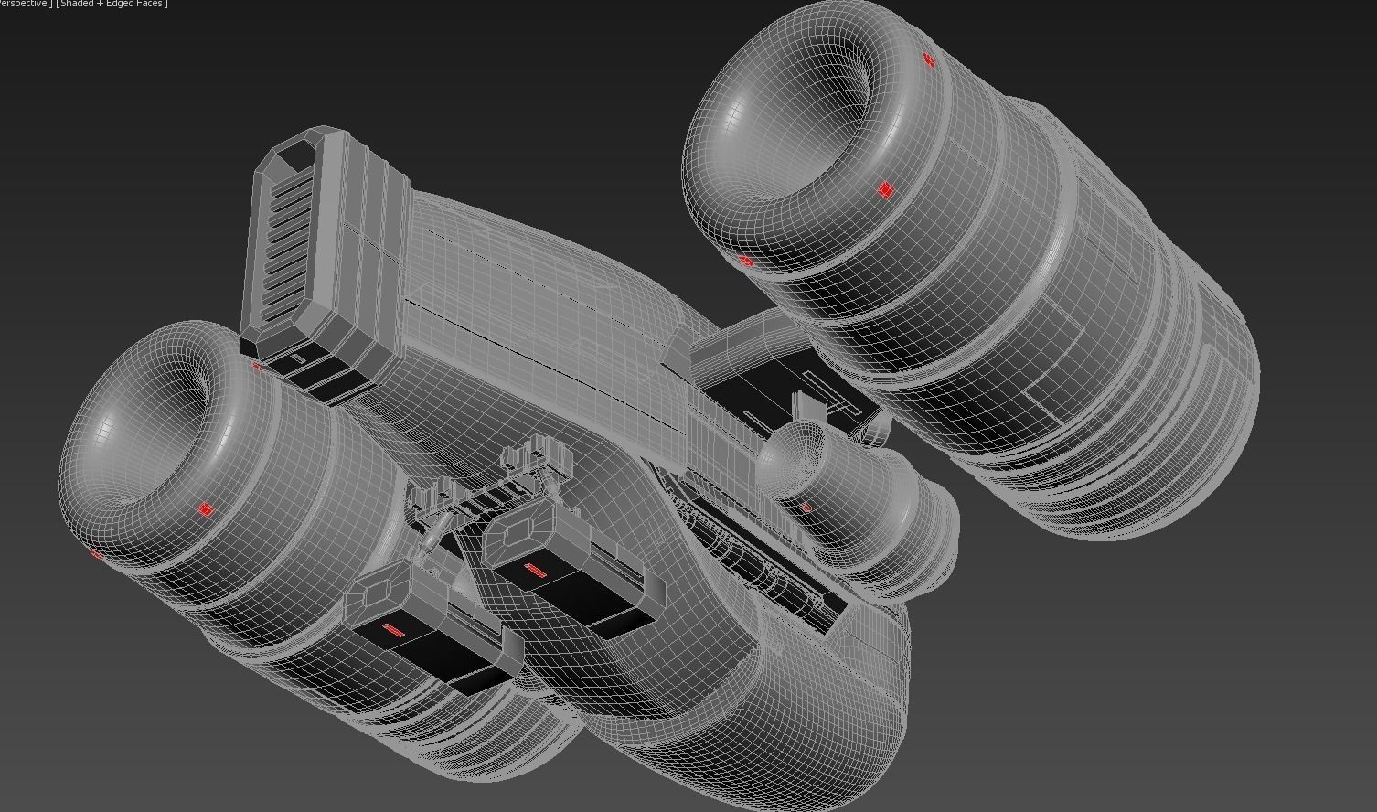 SciFi Spaceship 3D model_20