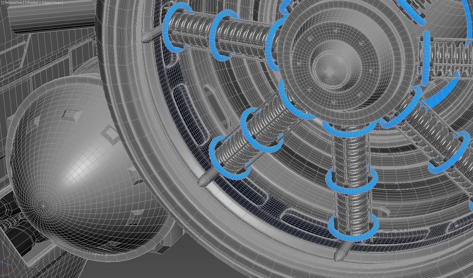 SciFi Spaceship 3D model_24