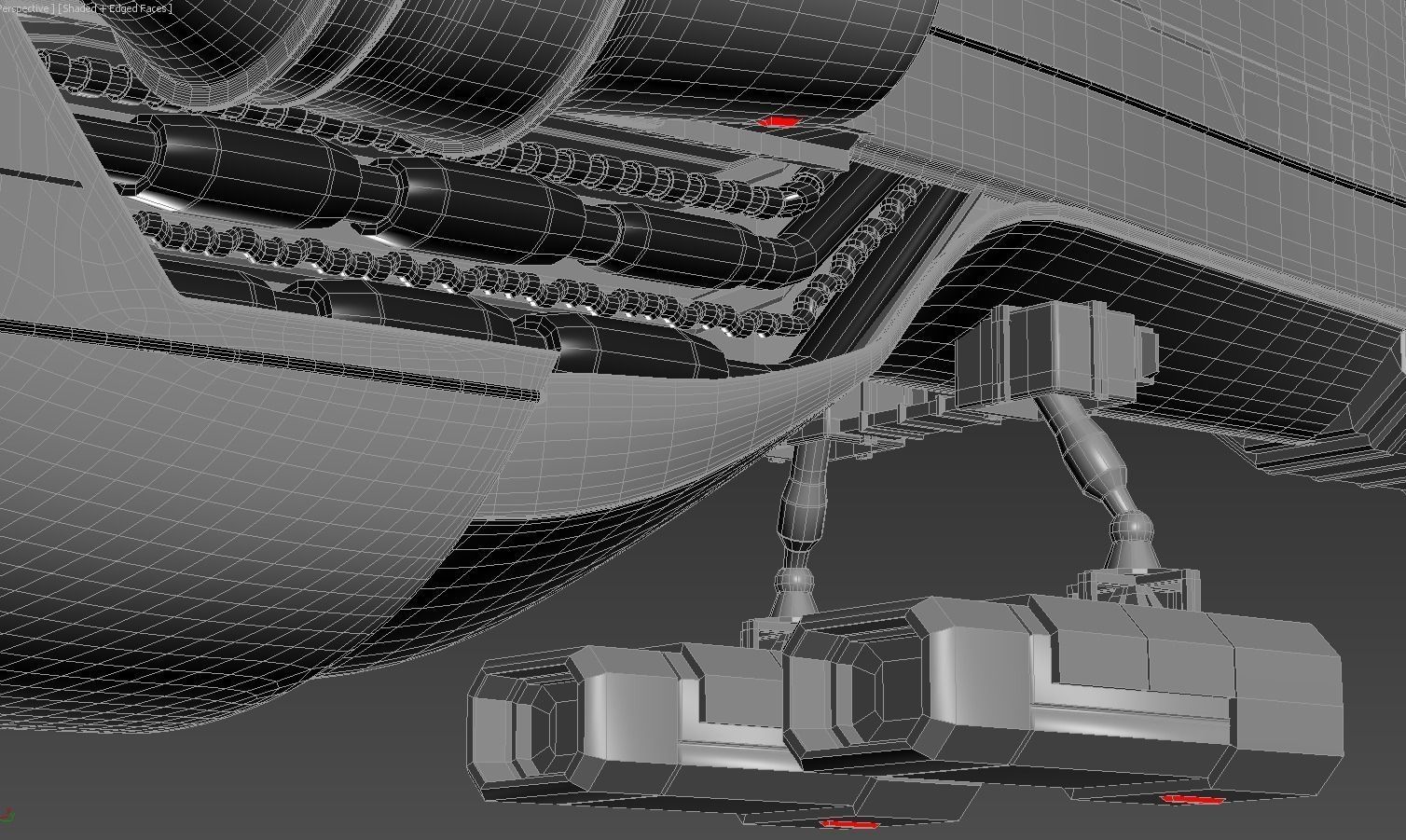 SciFi Spaceship 3D model_22