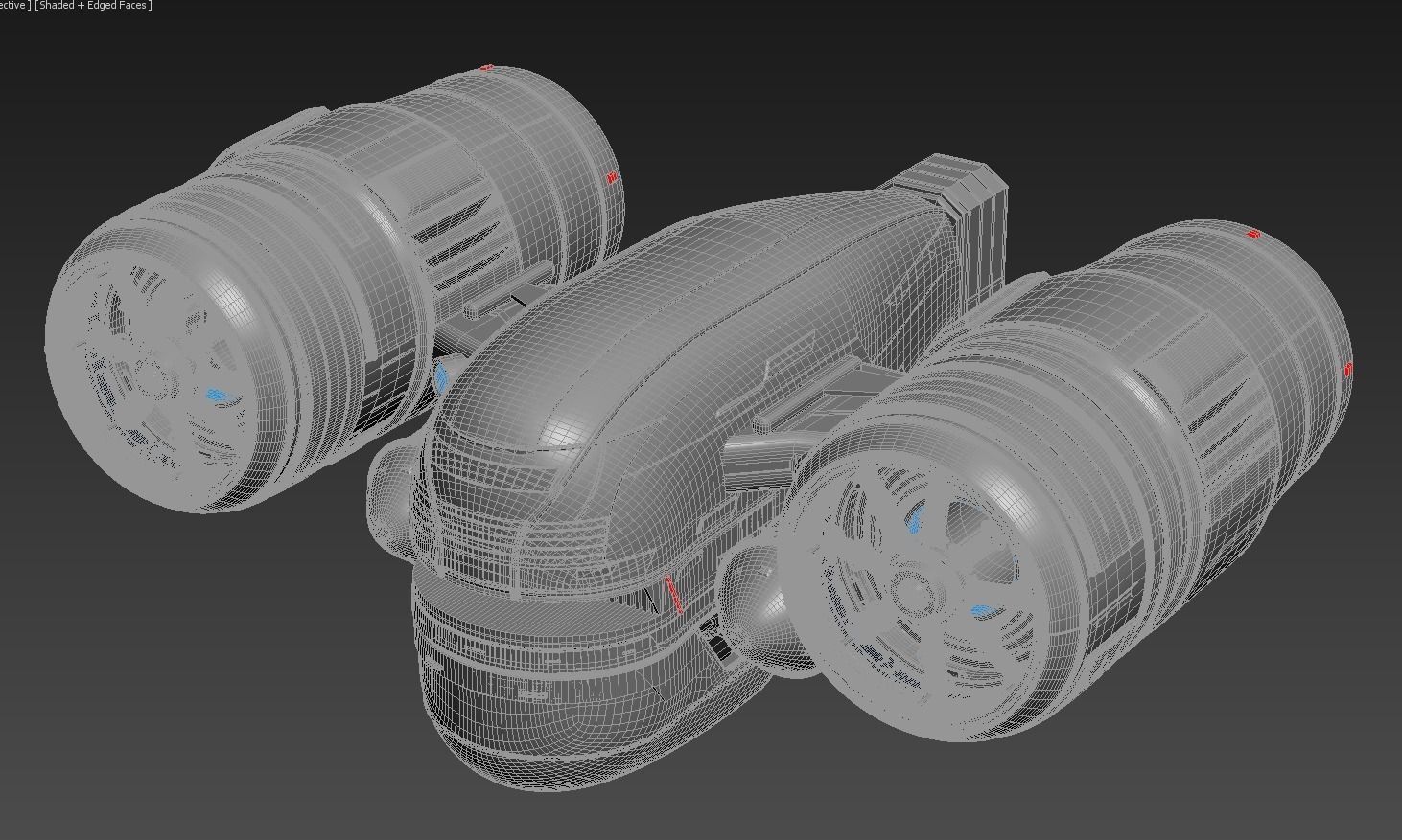 SciFi Spaceship 3D model_21