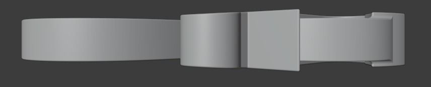 Infinity with anchor pendant 3D print model_6