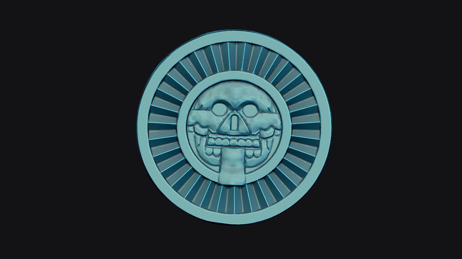 Disk of Mictlantecuhtli 3D print model_6