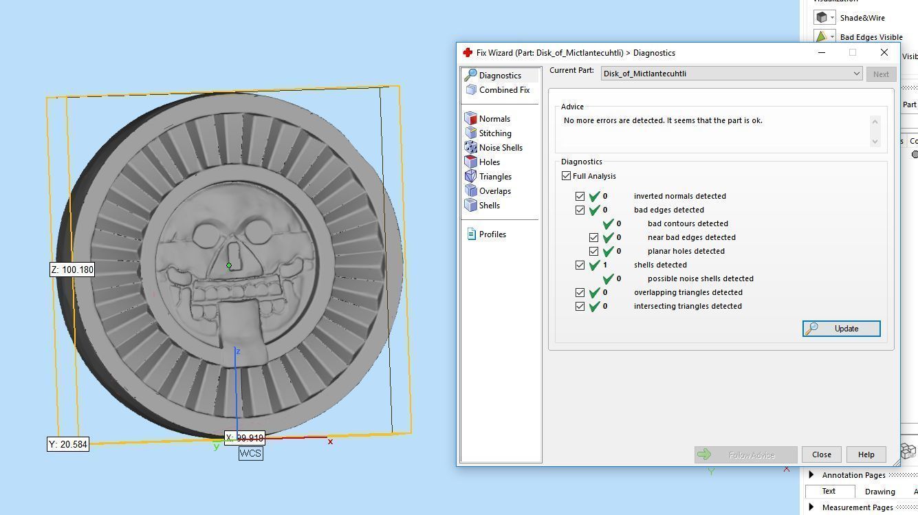 Disk of Mictlantecuhtli 3D print model_4