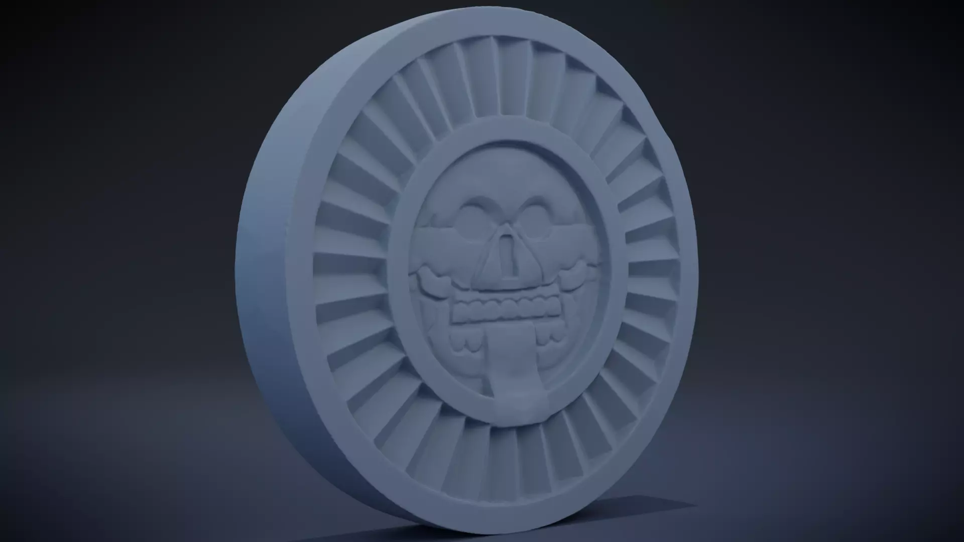 Disk of Mictlantecuhtli 3D print model_0