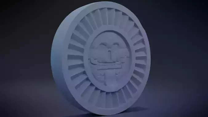 Disk of Mictlantecuhtli  3D print model