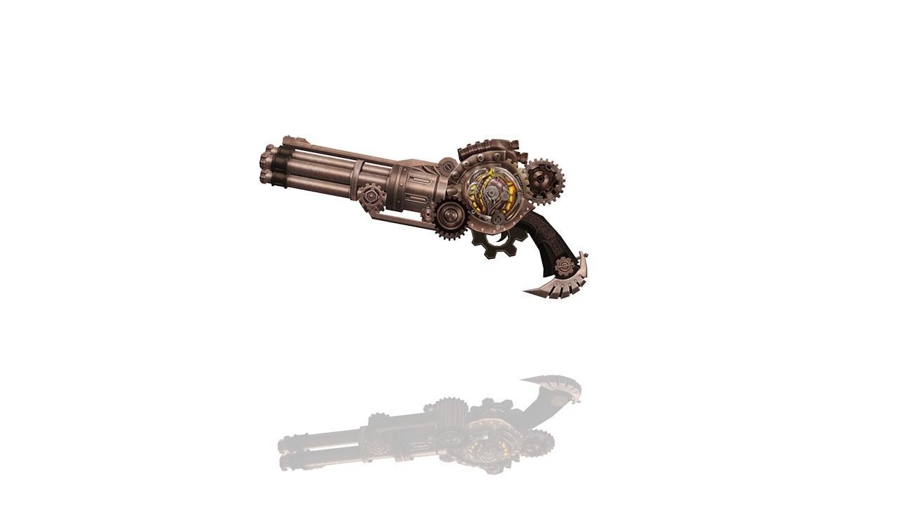 Steampunk Weapons 3D Model Collection_10