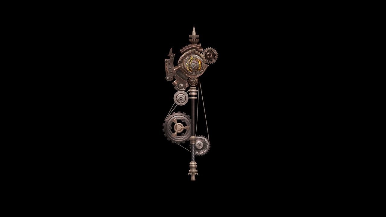 Steampunk Weapons 3D Model Collection_36
