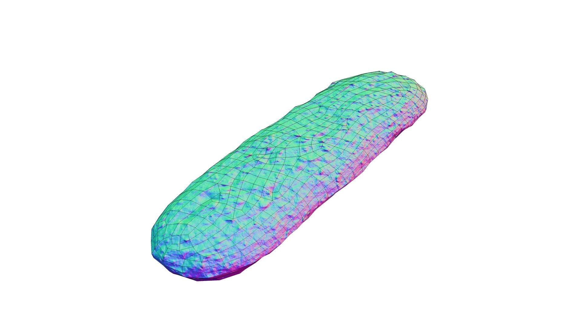Ladyfinger Biscuit - Real-Time Scanned Low-poly 3D model_2