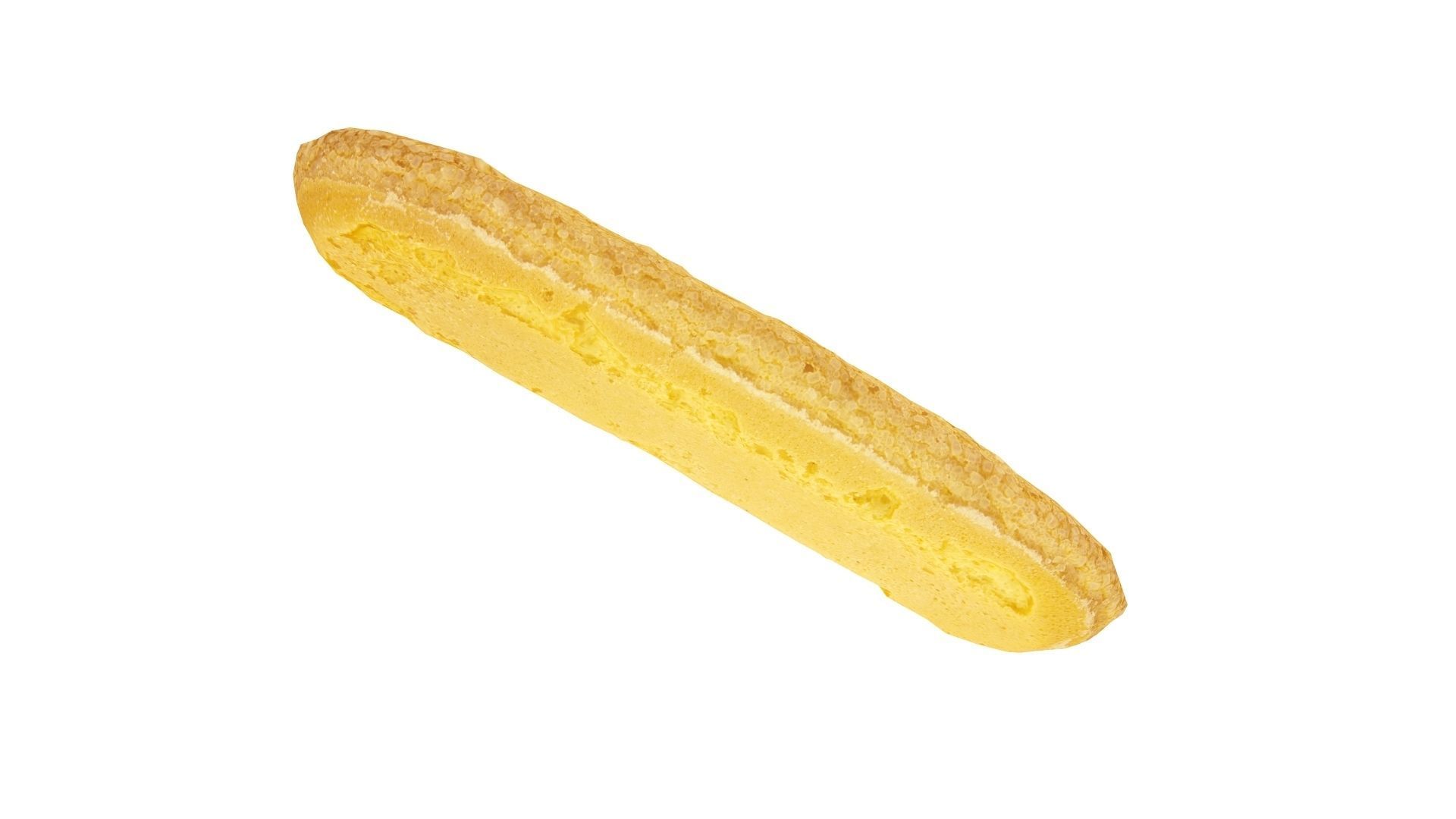 Ladyfinger Biscuit - Real-Time Scanned Low-poly 3D model_12