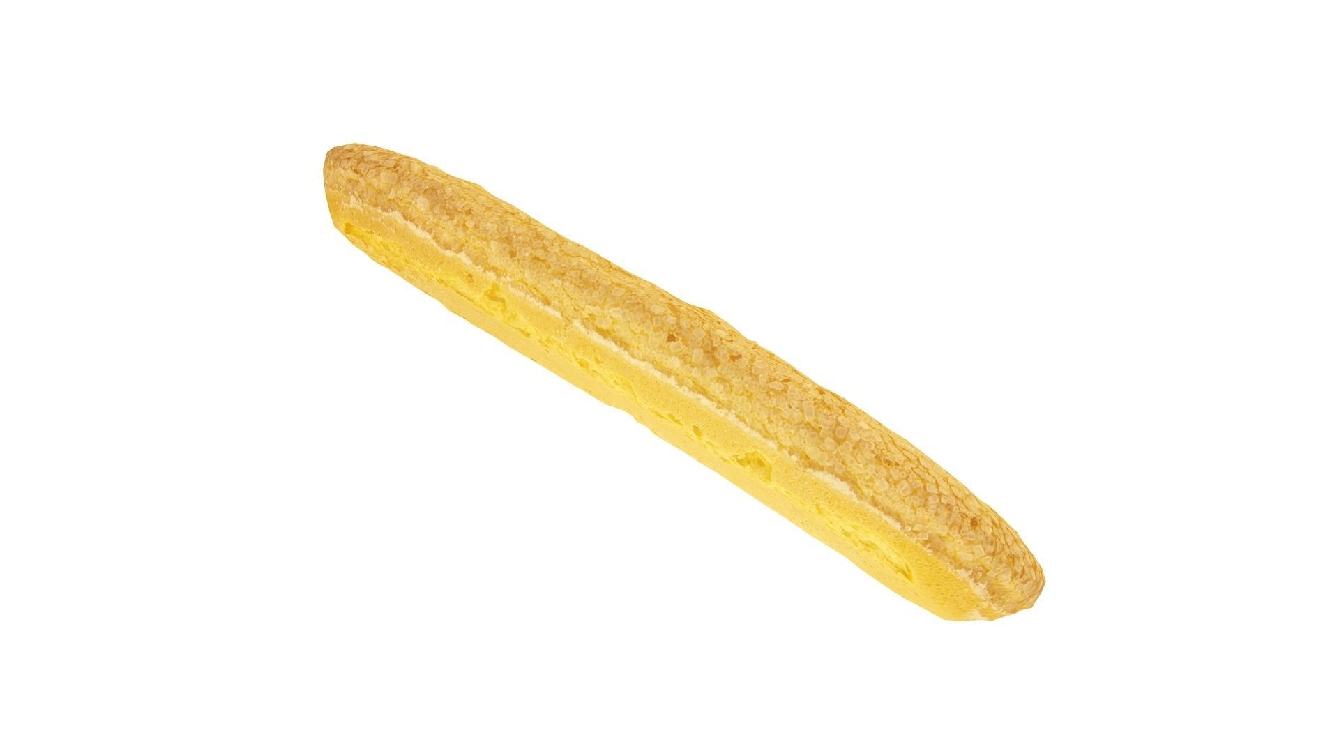 Ladyfinger Biscuit - Real-Time Scanned Low-poly 3D model_11