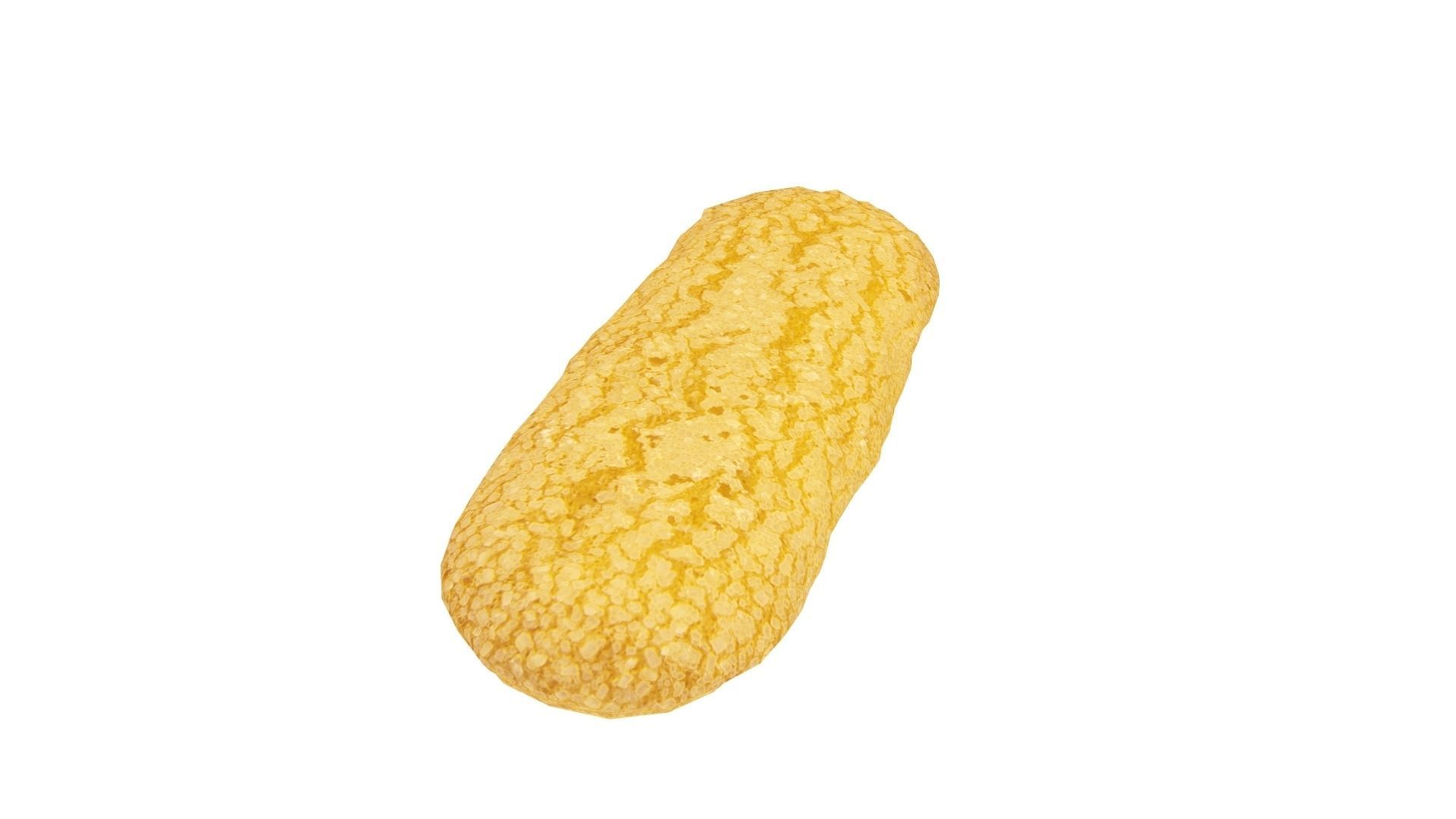 Ladyfinger Biscuit - Real-Time Scanned Low-poly 3D model_8