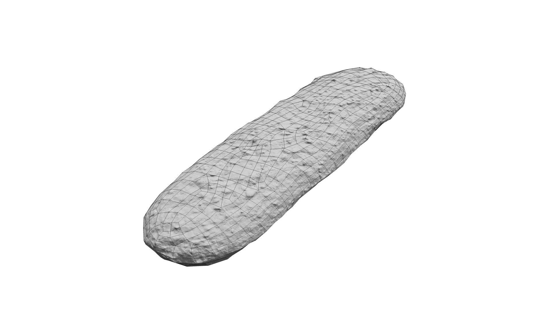 Ladyfinger Biscuit - Real-Time Scanned Low-poly 3D model_3