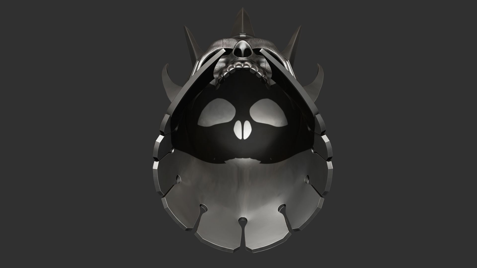 Helmet concept from Witcher 3 3D model_6