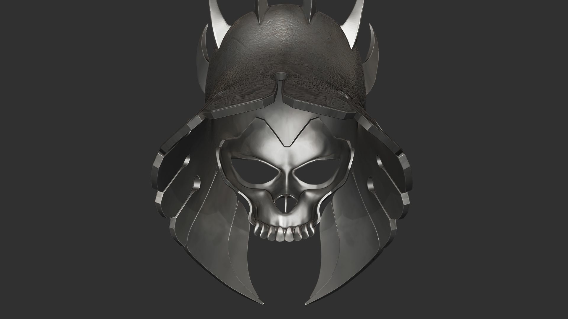 Helmet concept from Witcher 3 3D model_4