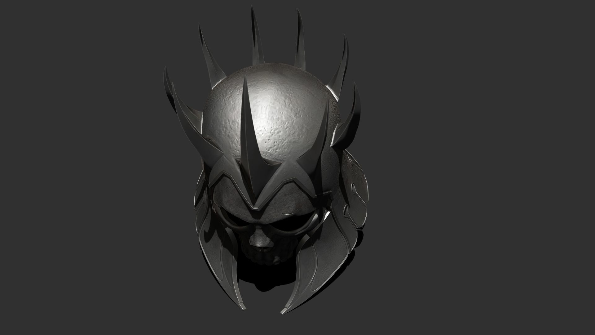 Helmet concept from Witcher 3 3D model_7