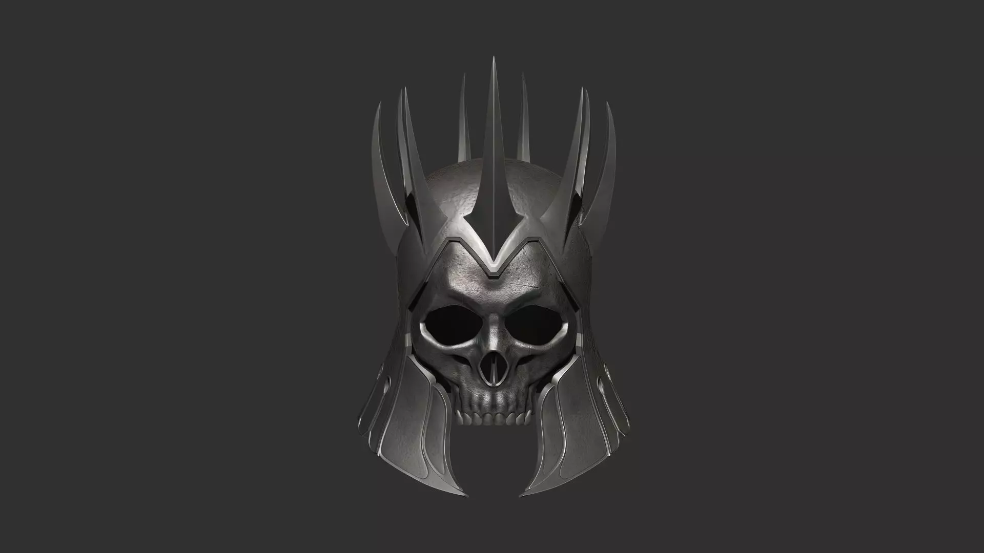 Helmet concept from Witcher 3 3D model_0