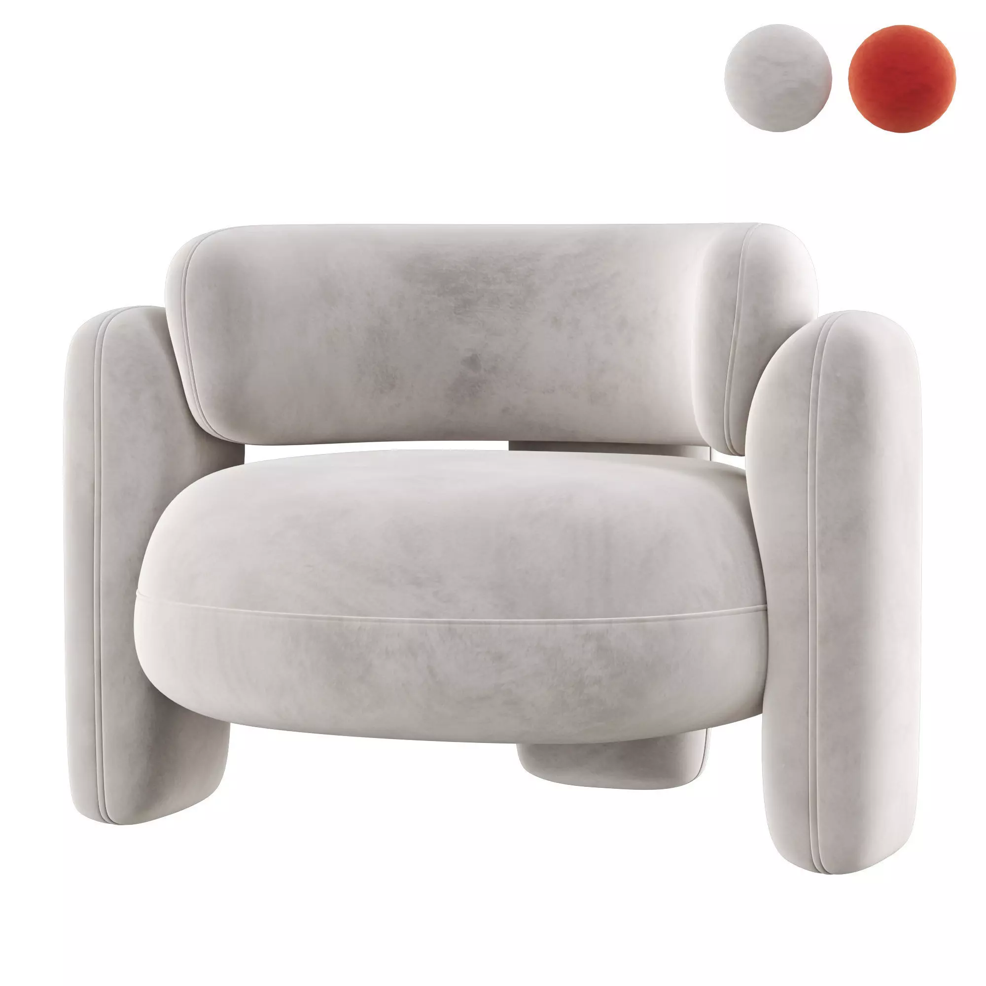 Embrace Armchairs 3D model