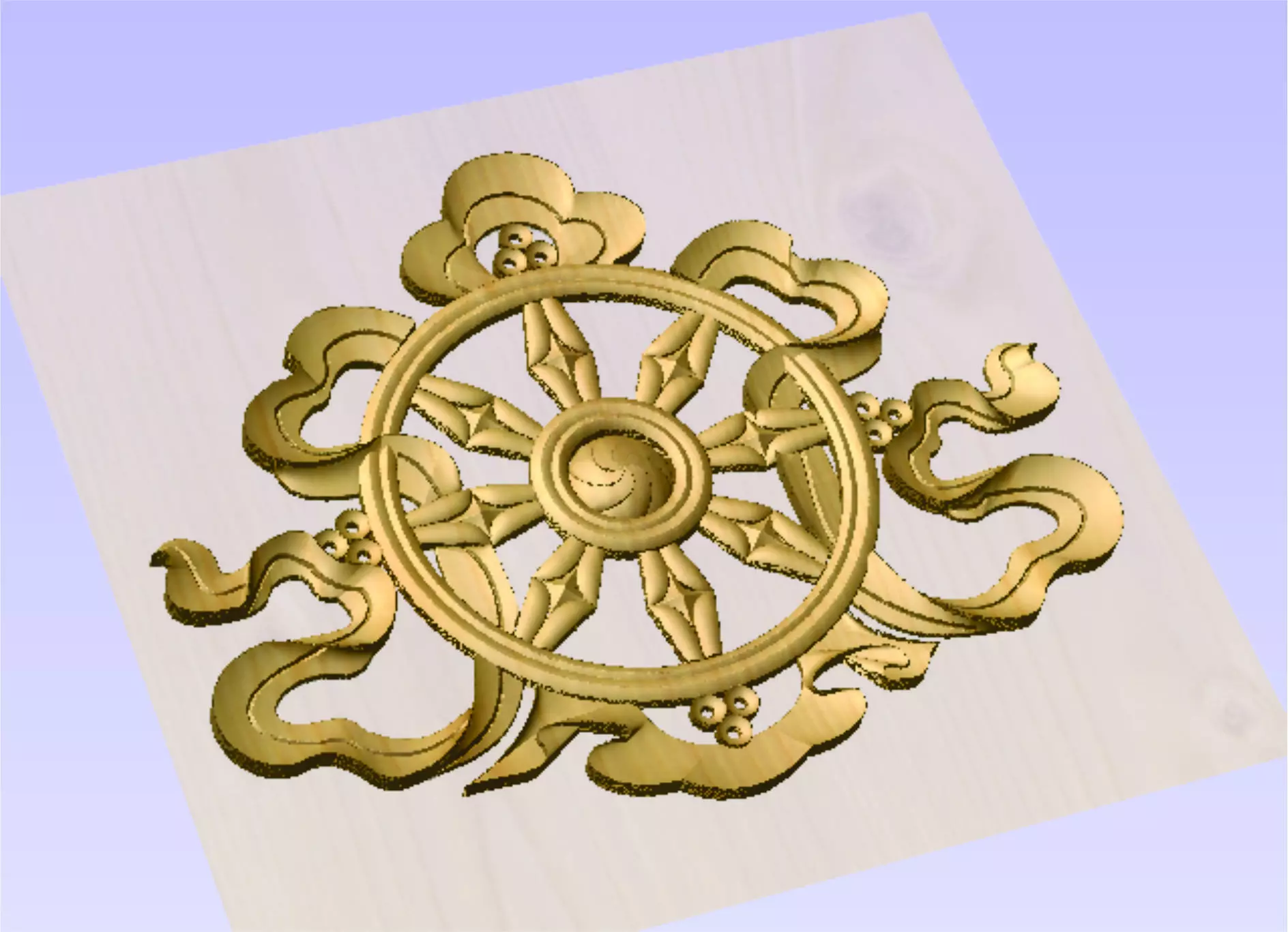 Darma Wheel khorlo 3D print model_0