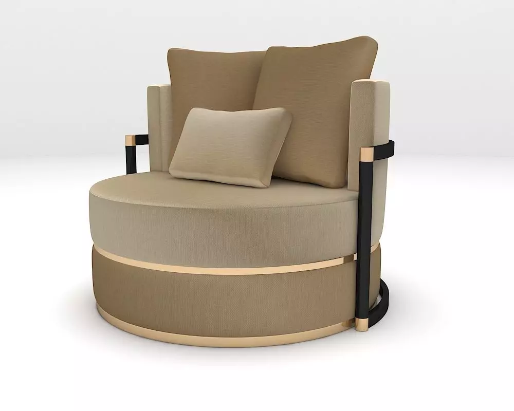 Frato Como Armchair 3D model
