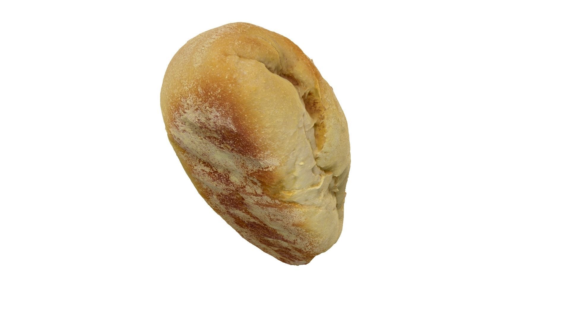 Corn Bread Roll - Extreme Definition Scanned 3D model_17