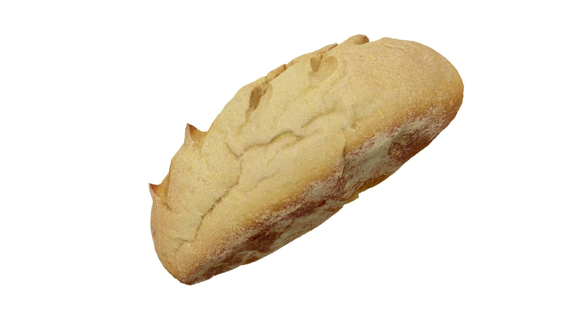 Corn Bread Roll - Extreme Definition Scanned 3D model_20
