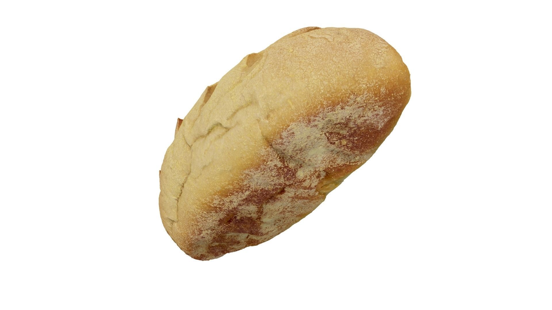 Corn Bread Roll - Extreme Definition Scanned 3D model_19