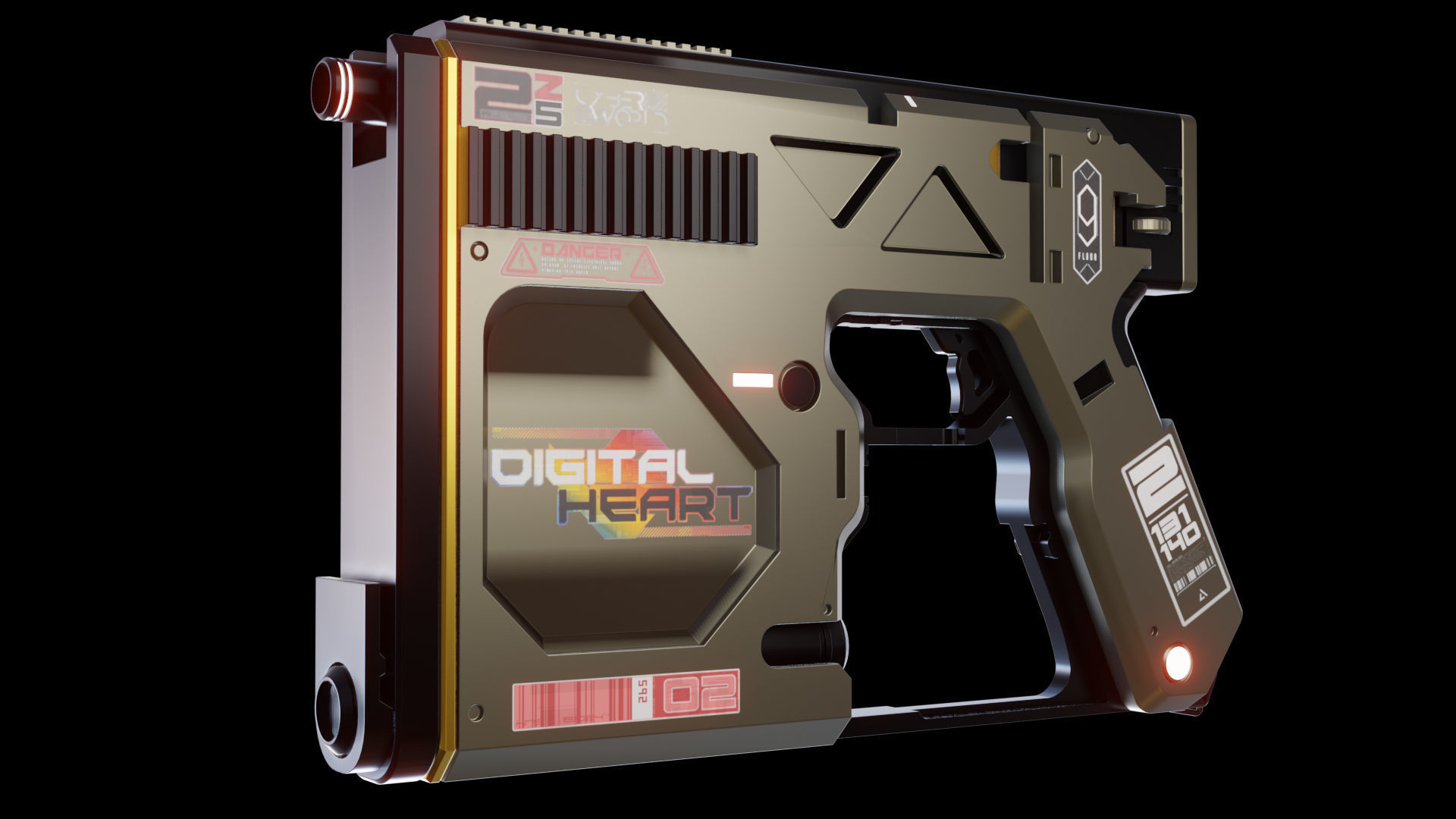 sci fi guns kitbash weapons vol 01 3D model_7