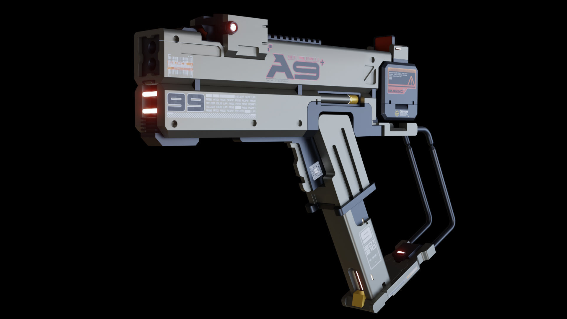 sci fi guns kitbash weapons vol 01 3D model_6