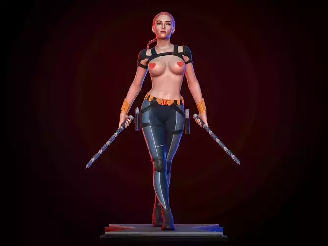Black Widow NSFW 3D print model