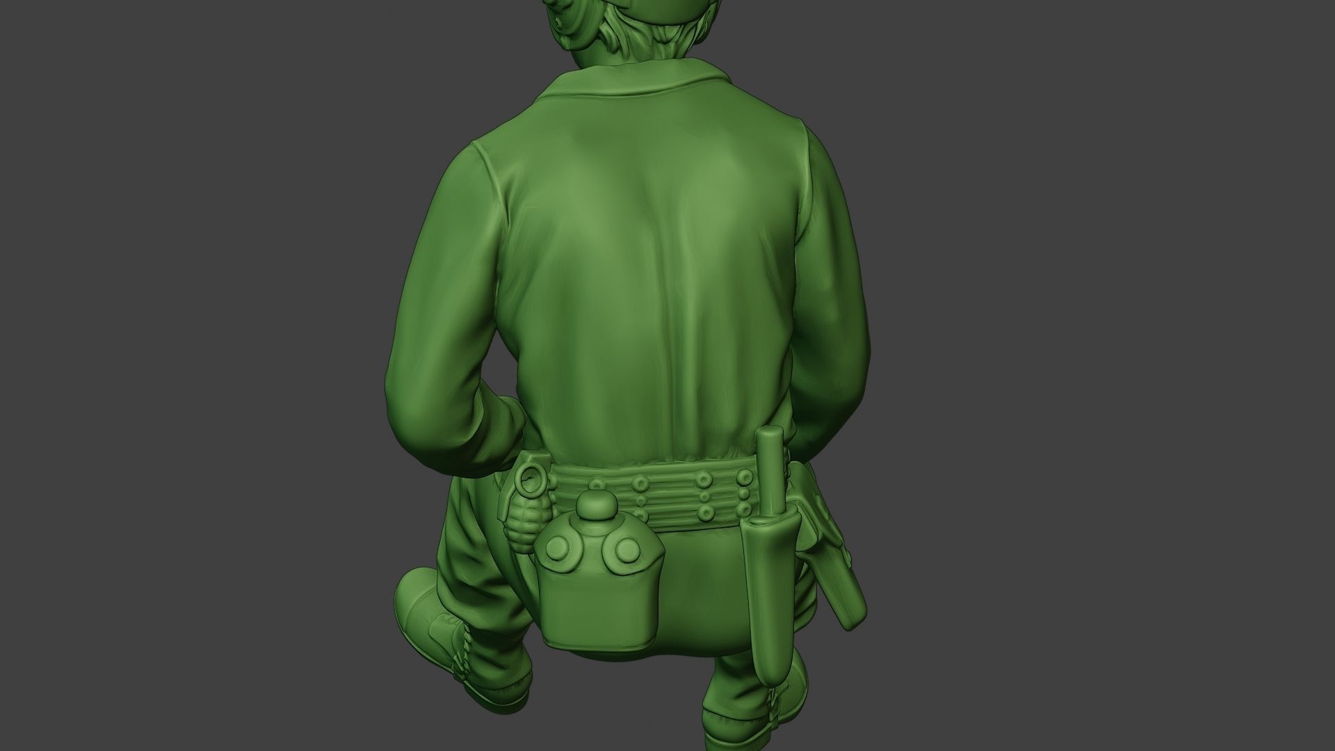 American Tank Crew unit ww2 Sit4 ATC1 3D print model_21