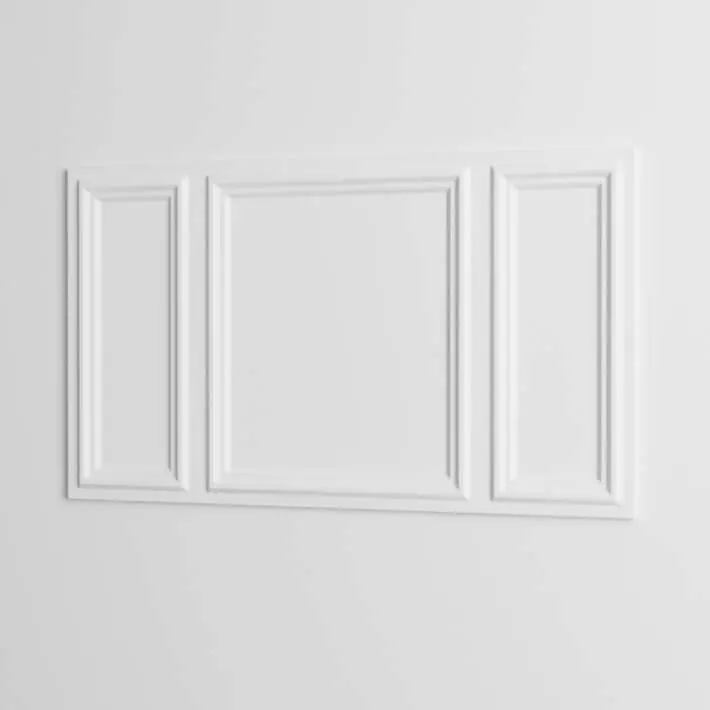 Crown Molding Picture Frame 3D model_0