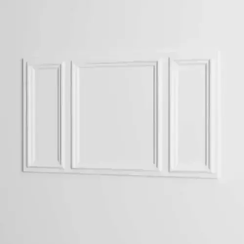 Crown Molding Picture Frame 3D model