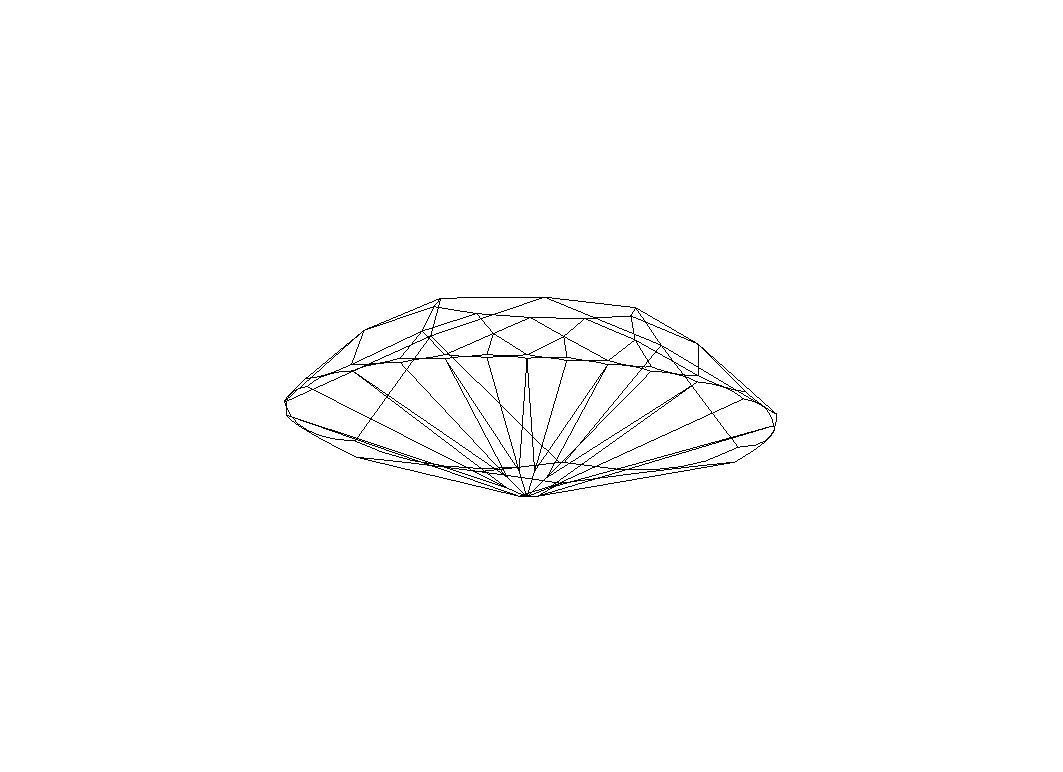 Hearts and Arrows Diamond 3D print model_2