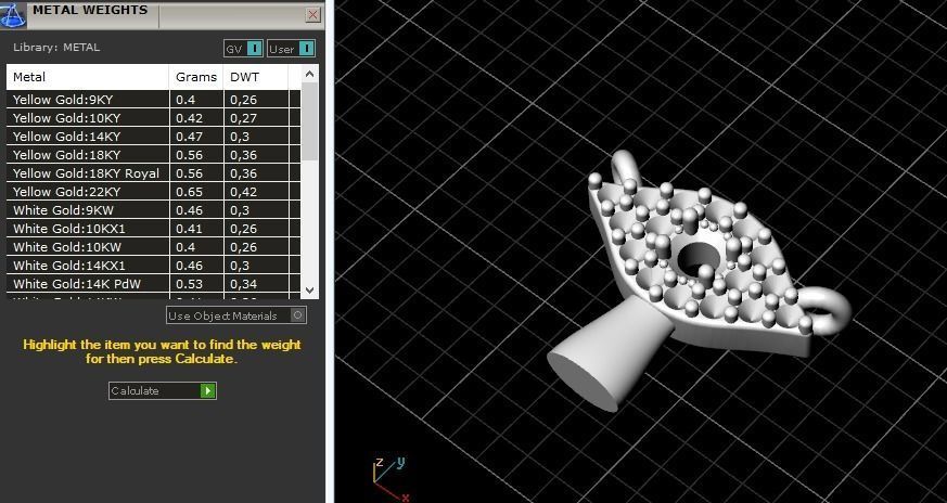 208 Pendant in the form of eyes 3D print model_4