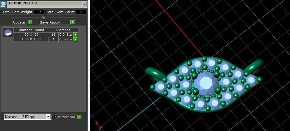 208 Pendant in the form of eyes 3D print model_7