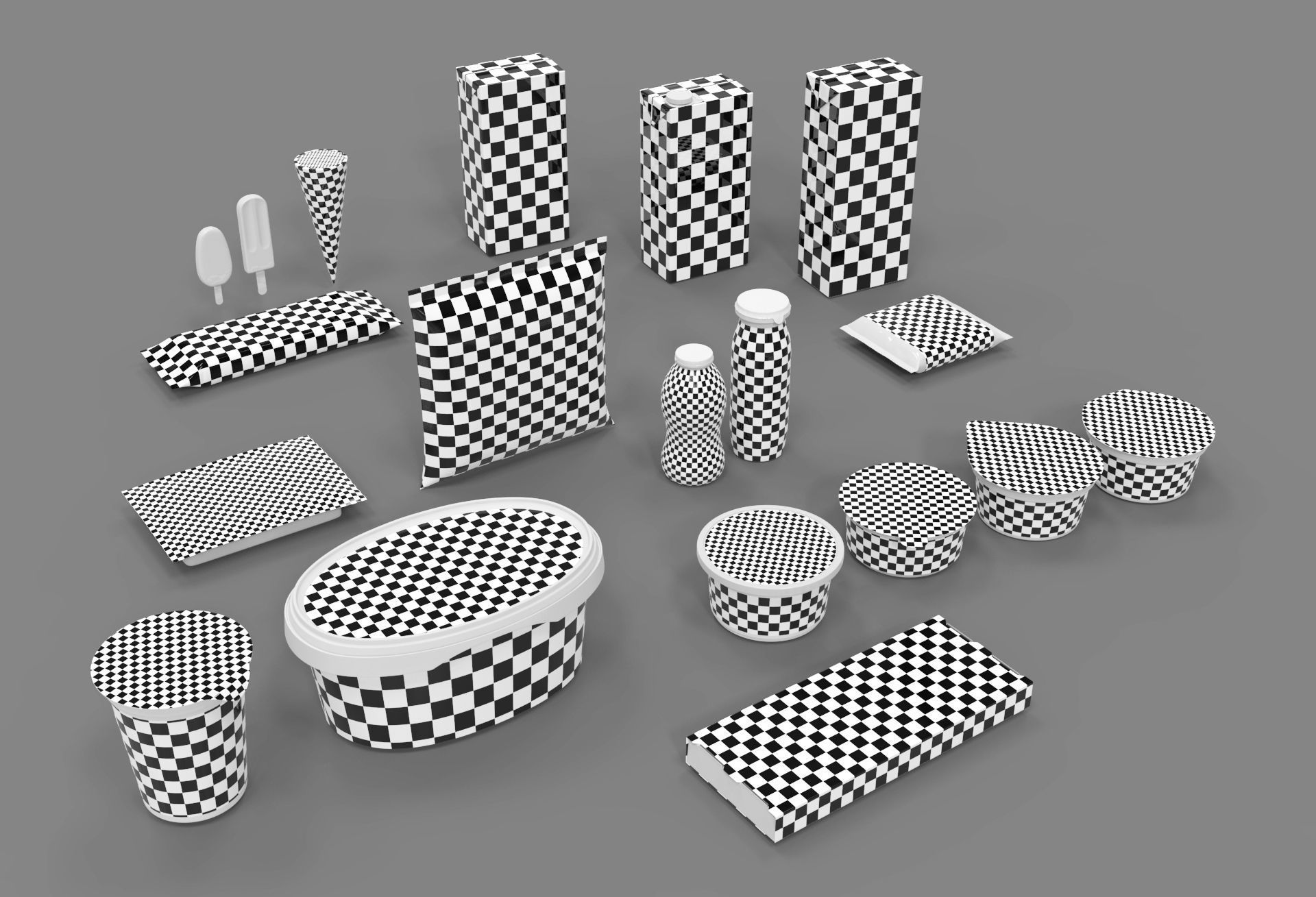 Dairy Product  3D model_1