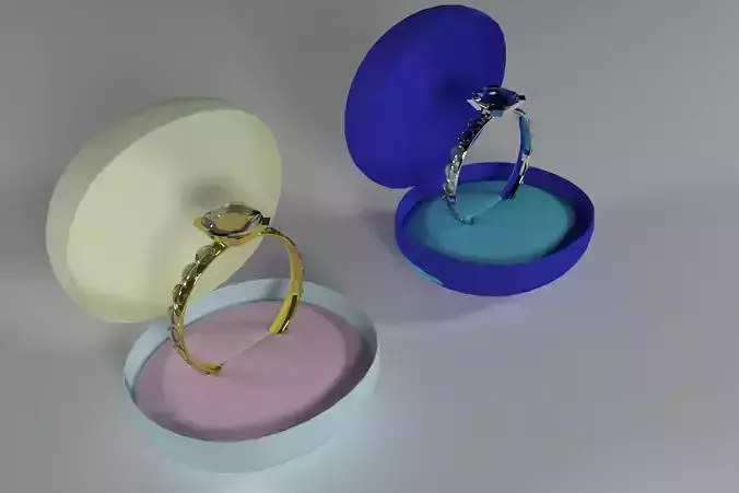 Jewelry gold and silver look of the ring