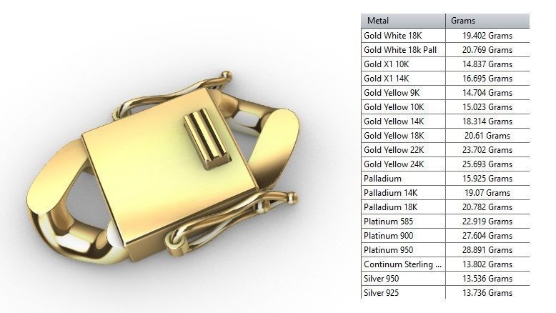 16 MM MIAMI CUBAN LINK CHAIN FOR BRACELET OR NECKLACE 3D print model_8