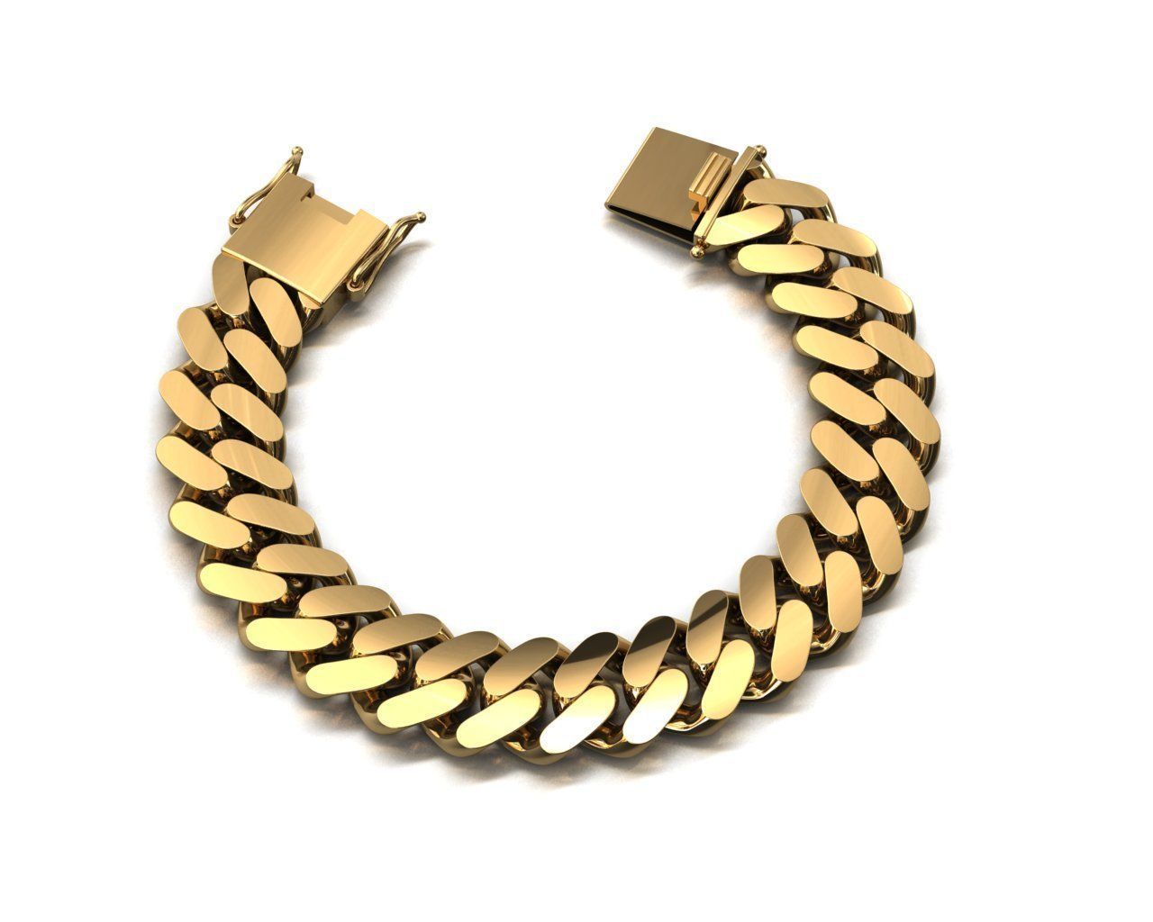 16 MM MIAMI CUBAN LINK CHAIN FOR BRACELET OR NECKLACE 3D print model_1