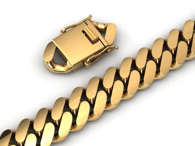 16 MM MIAMI CUBAN LINK CHAIN FOR BRACELET OR NECKLACE 3D print model_11