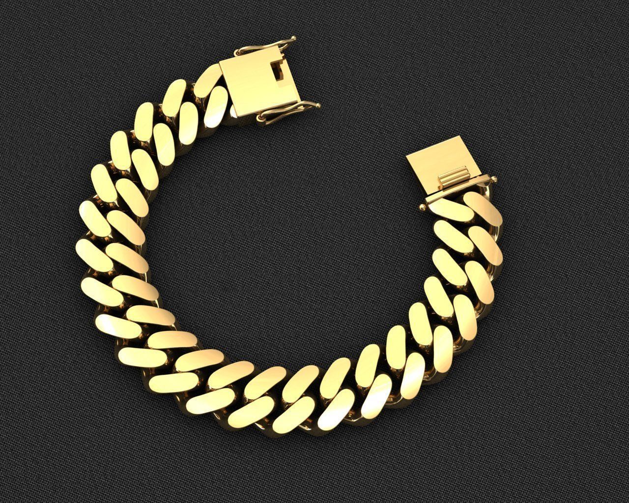 16 MM MIAMI CUBAN LINK CHAIN FOR BRACELET OR NECKLACE 3D print model_3