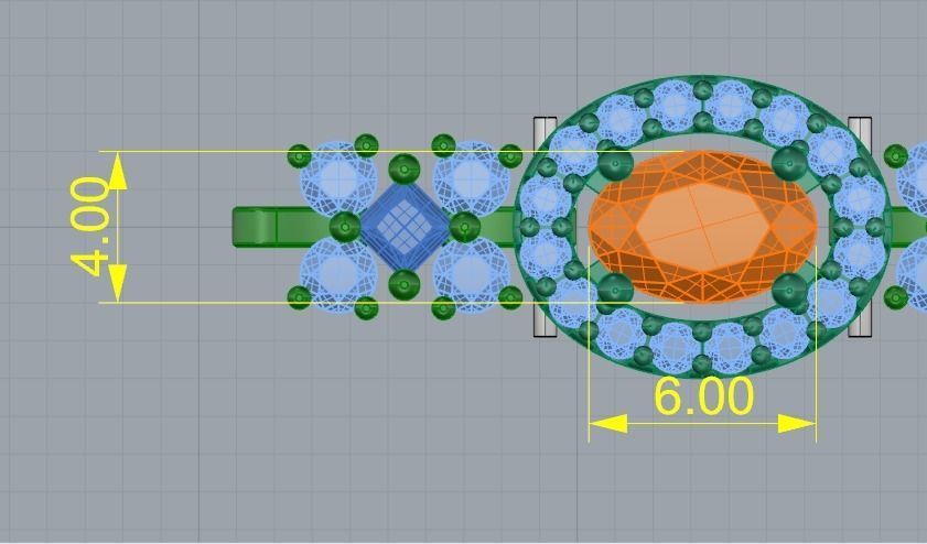 207 Bracelet 3D print model_8